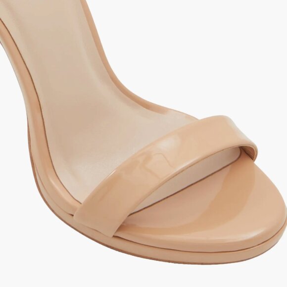 Aldo "Kat" Beige Strappy Stiletto Sandals (7.5) - Brand new in box, never worn - Picture 5 of 14